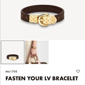 Louis Vuitton Fasten your LV bracelet